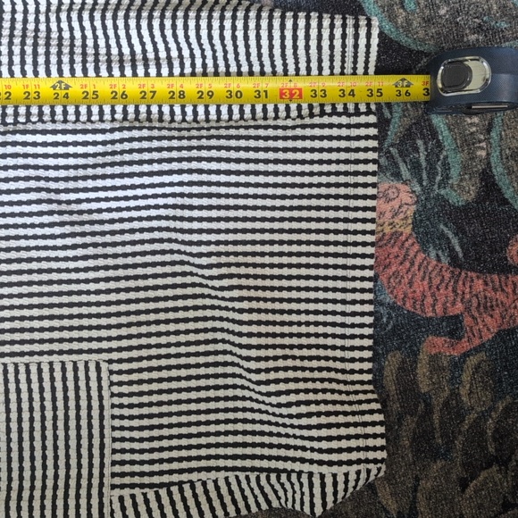 Sz L Jones New York Checked Oversize Boatneck Midi Dress Lagenlook - Picture 13 of 13